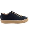 Paul Green Damen Old Nubuk Space Sneaker Low In 8 Blau Paul Green Damen Old Nubuk Space Sneaker Low In 8 Blau