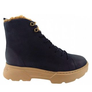 Paul Green Damen Nubuk Ocean Stiefelette In Blau Paul Green Damen Nubuk Ocean Stiefelette In Blau