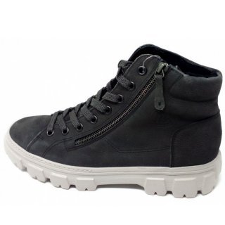 Paul Green Damen Grained Nubuk Iron Schnürstiefelette In Grau