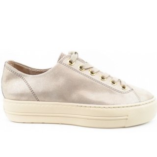 Paul Green Damen Samtziege Metallic Cachemire Sneaker Low In 4 Beige Metallic Paul Green Damen Samtziege Metallic Cachemire Sneaker Low In 4 Beige Metallic