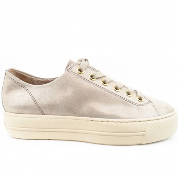 Paul Green Damen Samtziege Metallic Cachemire Sneaker Low In 4 Beige Metallic Paul Green Damen Samtziege Metallic Cachemire Sneaker Low In 4 Beige Metallic