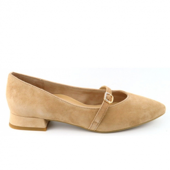 Paul Green Damen Samtziege Dakar Slipper In Hellbraun Paul Green Damen Samtziege Dakar Slipper In Hellbraun