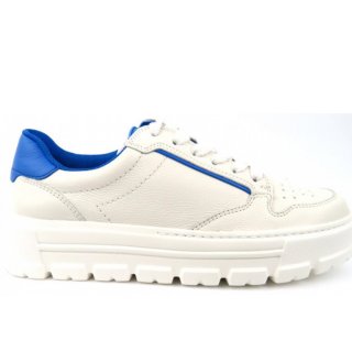 Paul Green Damen Mastercalf Soft Sportlicher Schnürer In 1 Offwhite/Blau