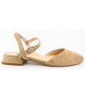 Paul Green Damen Samtziege Dakar Slingpumps In Beige Paul Green Damen Samtziege Dakar Slingpumps In Beige