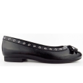 Paul Green Damen Knautschlack Ballerina In Schwarz Paul Green Damen Knautschlack Ballerina In Schwarz
