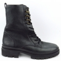 Paul Green Damen Washed Kid Stiefelette In Schwarz Paul Green Damen Washed Kid Stiefelette In Schwarz