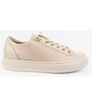 Paul Green Damen Samtziege Metallic Sneaker Low In 4 Beige Paul Green Damen Samtziege Metallic Sneaker Low In 4 Beige