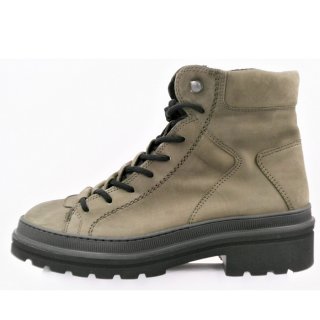 Paul Green Damen Nubuk Oliv Stiefelette In Oliv