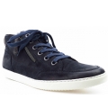 Paul Green Damen Nubuk Ocean/Iron Sneaker High In Ocean/Iron Paul Green Damen Nubuk Ocean/Iron Sneaker High In Ocean/Iron