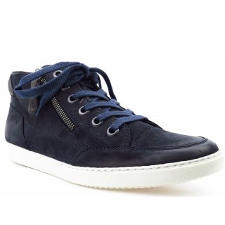Paul Green Damen Nubuk Ocean/Iron Sneaker High In Ocean/Iron Paul Green Damen Nubuk Ocean/Iron Sneaker High In Ocean/Iron