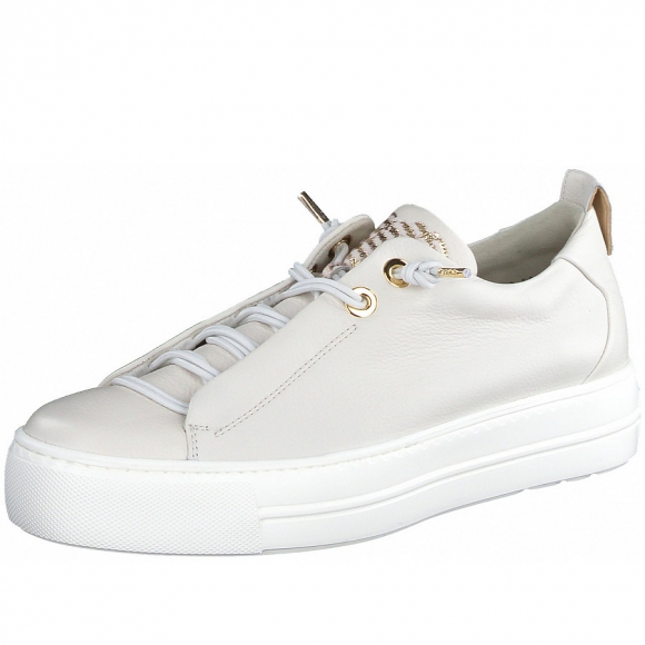 Paul Green Damen Sneaker In Ivory Gold Paul Green Damen Sneaker In Ivory Gold