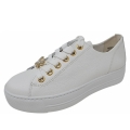 Paul Green Damen Sportlicher Schnürer In White Cristall Paul Green Damen Sportlicher Schnürer In White Cristall