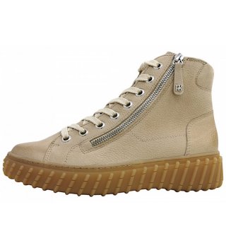 Paul Green Damen Schnürstiefel In Almond 01