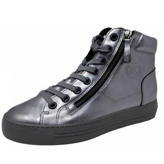 Paul Green Damen Sneaker High In Clay Metalic Paul Green Damen Sneaker High In Clay Metalic