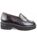 Paul Green Damen Kalbleder Soft Slipper In 0 Schwarz