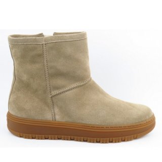 Paul Green Damen Soft Suede Grain Boots In Beige Paul Green Damen Soft Suede Grain Boots In Beige