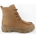 Paul Green Damen Nubuk Tan Stiefelette In Hellbraun Paul Green Damen Nubuk Tan Stiefelette In Hellbraun