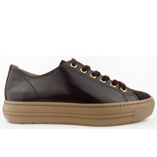 Paul Green Damen Lack Moro Sportlicher Schnürer In Braun Paul Green Damen Lack Moro Sportlicher Schnürer In Braun