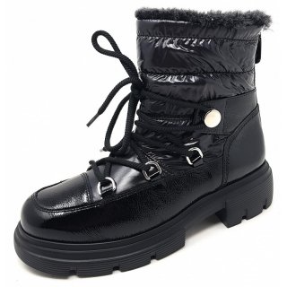 Paul Green Damen Schnürstiefel In Cosmos Black Paul Green Damen Schnürstiefel In Cosmos Black