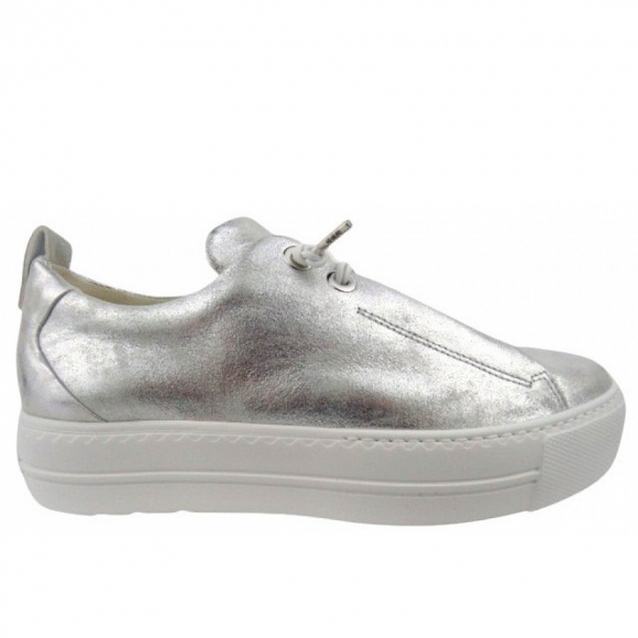 Paul Green Damen Metallic Antic Alu Sneaker Low In Silber Paul Green Damen Metallic Antic Alu Sneaker Low In Silber