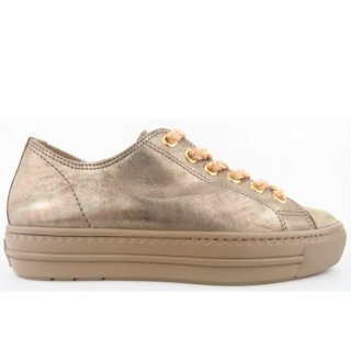 Paul Green Damen Almond Champagne Sportlicher Schnürer In Beige Paul Green Damen Almond Champagne Sportlicher Schnürer In Beige
