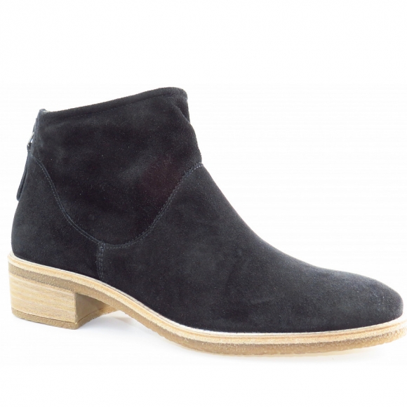 Paul Green Damen Royal Suede Schwarz Stiefelette In Schwarz Paul Green Damen Royal Suede Schwarz Stiefelette In Schwarz