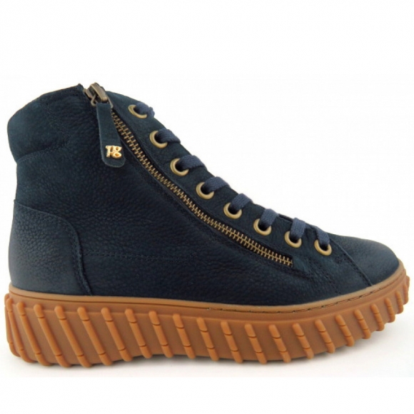 Paul Green Damen Grained Nubuk Ocean Stiefelette In 03 Blau Paul Green Damen Grained Nubuk Ocean Stiefelette In 03 Blau