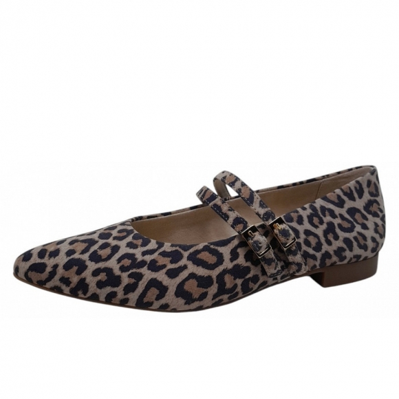 Paul Green Damen Spangenballerina In Leo Desert Paul Green Damen Spangenballerina In Leo Desert