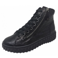 Paul Green Damen Schnürstiefel In Black Paul Green Damen Schnürstiefel In Black