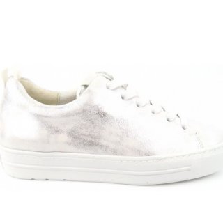 Paul Green Damen Metallic Antik Alu Sneaker Low In Silber Paul Green Damen Metallic Antik Alu Sneaker Low In Silber