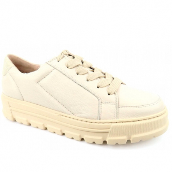 Paul Green Damen Mastercalf Bisuit Ivory Elegante Schnürer In 4 Beige/Hellgrau Paul Green Damen Mastercalf Bisuit Ivory Elegante Schnürer In 4 Beige/Hellgrau