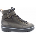 Paul Green Damen Nubuk Iron/Cognac Stiefel In Iron/Cognac