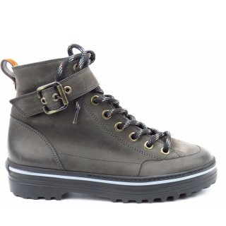 Paul Green Damen Nubuk Iron/Cognac Stiefel In Iron/Cognac Paul Green Damen Nubuk Iron/Cognac Stiefel In Iron/Cognac
