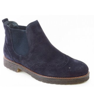 Paul Green Damen Royal Suede Ocean Stiefelette In Ocean