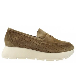 Paul Green Damen Velour Grain Slipper In Beige Paul Green Damen Velour Grain Slipper In Beige
