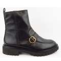 Paul Green Damen Classic Calf Black Zip Stiefelette In Schwarz Paul Green Damen Classic Calf Black Zip Stiefelette In Schwarz