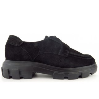 Paul Green Damen Nubuk Black Elegante Schnürer In Schwarz Paul Green Damen Nubuk Black Elegante Schnürer In Schwarz