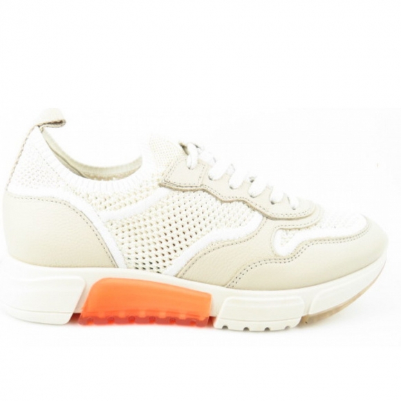 Paul Green Damen Calf Knit Biscuit Sneaker Low In Beige Paul Green Damen Calf Knit Biscuit Sneaker Low In Beige
