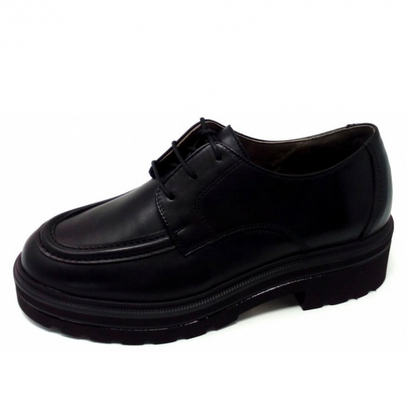 Paul Green Damen Classic Calf Black Schnürer In Schwarz Paul Green Damen Classic Calf Black Schnürer In Schwarz