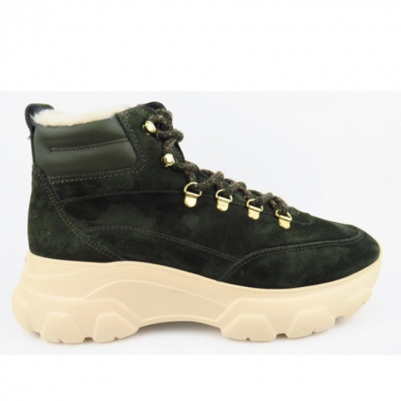 Paul Green Damen Forest Oliv Boots In Grün Paul Green Damen Forest Oliv Boots In Grün