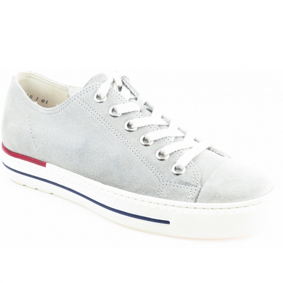 Paul Green Damen Nubuk Steel Used Sneaker In Hellgrau Paul Green Damen Nubuk Steel Used Sneaker In Hellgrau