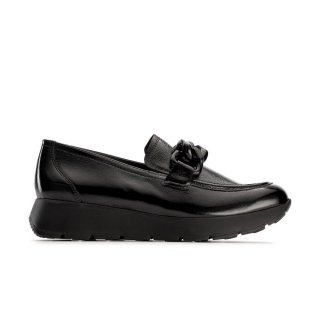 Paul Green Damen-Loafer Cleo aus schwarzem Lackleder Paul Green Damen-Loafer Cleo aus schwarzem Lackleder
