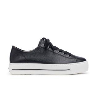 Paul Green Damen-Sneaker Bixby Schwarzes Leder Paul Green Damen-Sneaker Bixby Schwarzes Leder