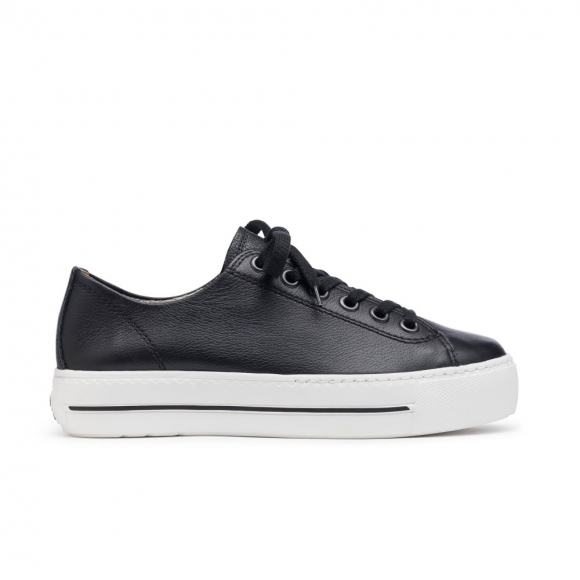 Paul Green Damen-Sneaker Bixby Schwarzes Leder Paul Green Damen-Sneaker Bixby Schwarzes Leder