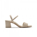 Paul Green Damen-Sandalen Destiny Wildleder in Biscuit