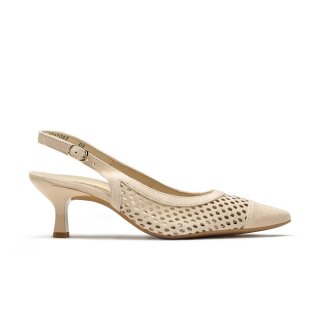 Paul Green Damen-Sneaker Derby Sling in Biscuit-Wildleder Paul Green Damen-Sneaker Derby Sling in Biscuit-Wildleder
