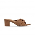 Paul Green Damen-Sneaker Delight aus braunem Wildleder mit Absatz