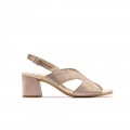 Paul Green Damen-Slingback-Pumps Verona Kaschmir Metallic-Wildleder Paul Green Damen-Slingback-Pumps Verona Kaschmir Metallic-Wildleder