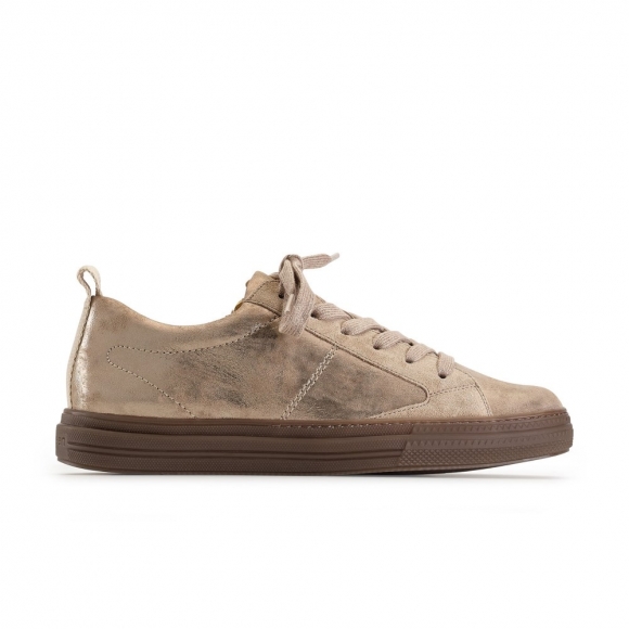 Paul Green Damen-Sneaker Capri Champagner-Mandel-Kombination