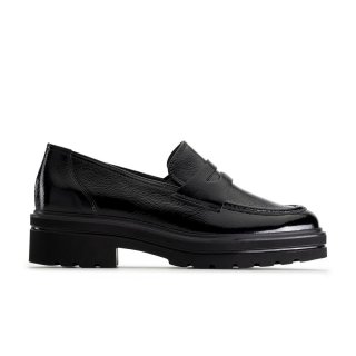 Paul Green Damen-Loafer Charlie aus schwarzem Lackleder Paul Green Damen-Loafer Charlie aus schwarzem Lackleder